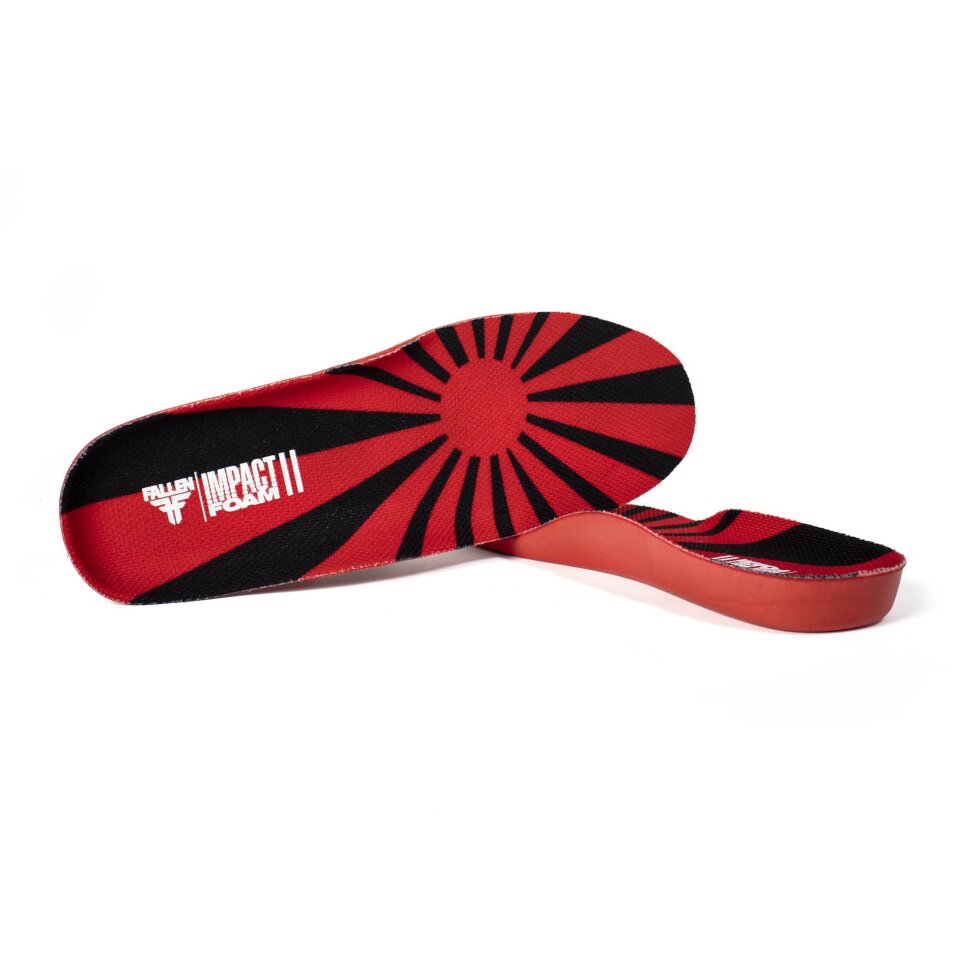 Кеды FALLEN Rising Sun Black/Red 2021 фото 4