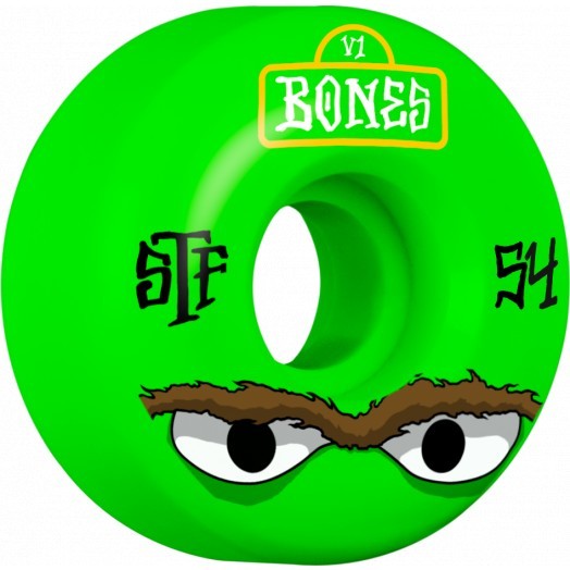 Колеса для скейтборда BONES Mean Greens 54 mm, фото 1