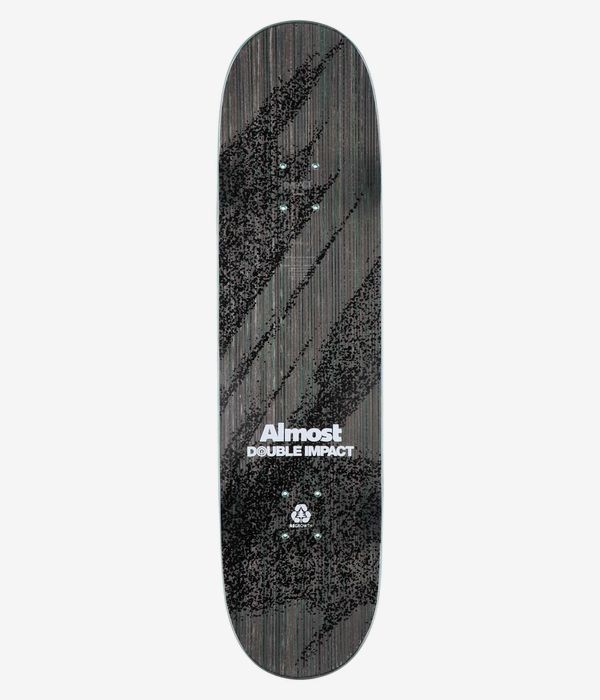Дека для скейтборда ALMOST Square Peg Double Impact Red 8.25 дюйм фото 2