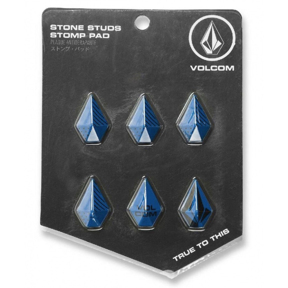 фото Наклейка на сноуборд volcom stone studs stomp pads electric blue