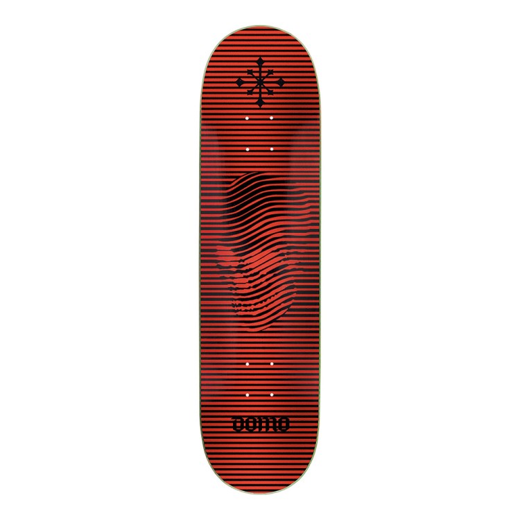 Дека для скейтборда DISORDER SKATEBOARDS Domo Lines Deck Red\Black 8.38 дюйм, фото 1