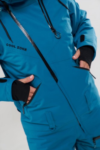 Комбинезон для сноуборда женский COOL ZONE Kite Морской, фото 7