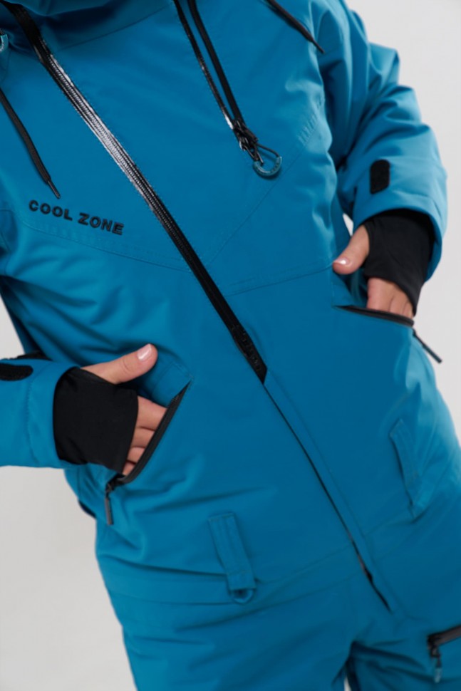 Комбинезон для сноуборда женский COOL ZONE Kite Морской 1600001024846, размер XXS, цвет голубой - фото 7