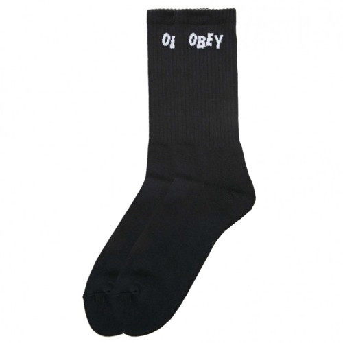 Носки OBEY Obey Jumbled Socks Black 2020, фото 1