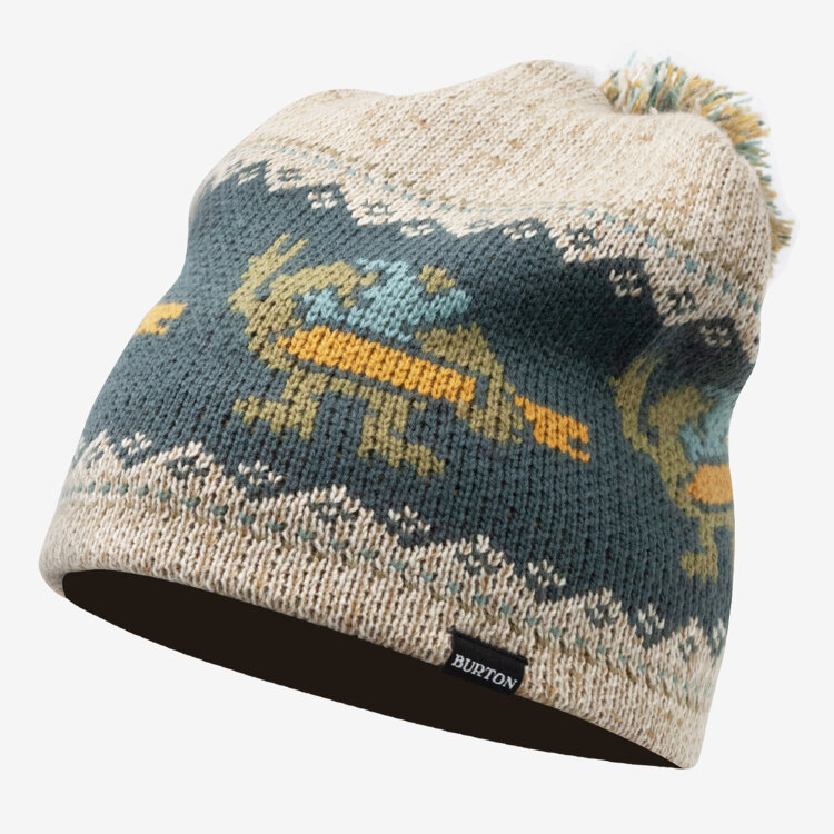 Шапка BURTON Fair Isle Beanie OATMEAL HEATHER, фото 3