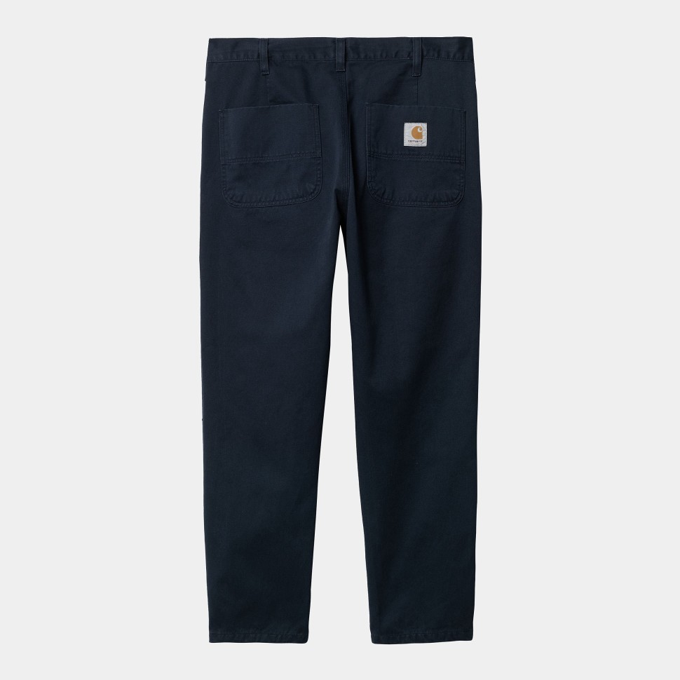 Брюки CARHARTT WIP Abbott Pant Atom Blue Stone Washed фото 2