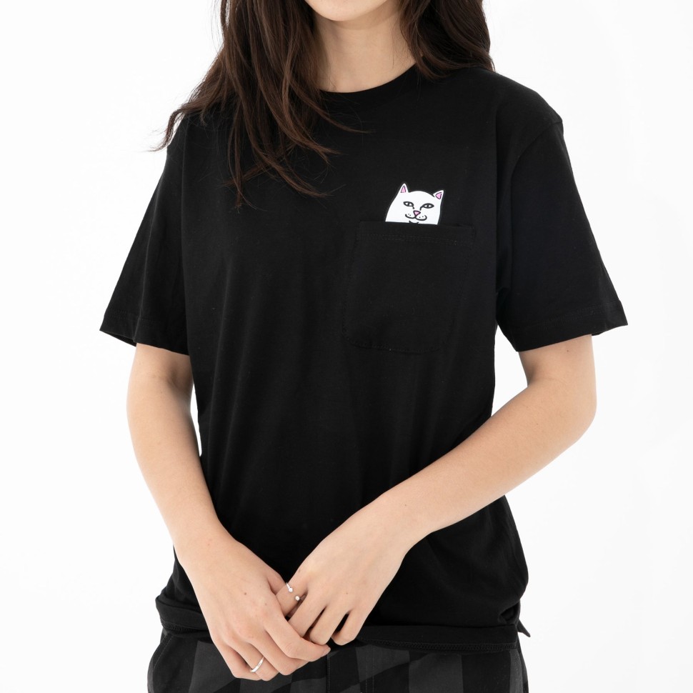 Футболка RIPNDIP Lord Nermal S/S Pocket Tee Black фото 4