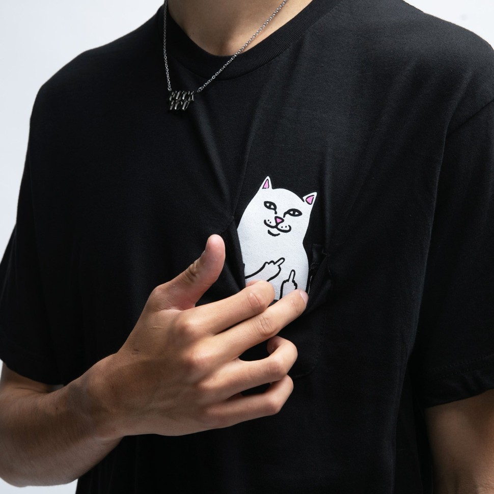 Футболка RIPNDIP Lord Nermal S/S Pocket Tee Black фото 2