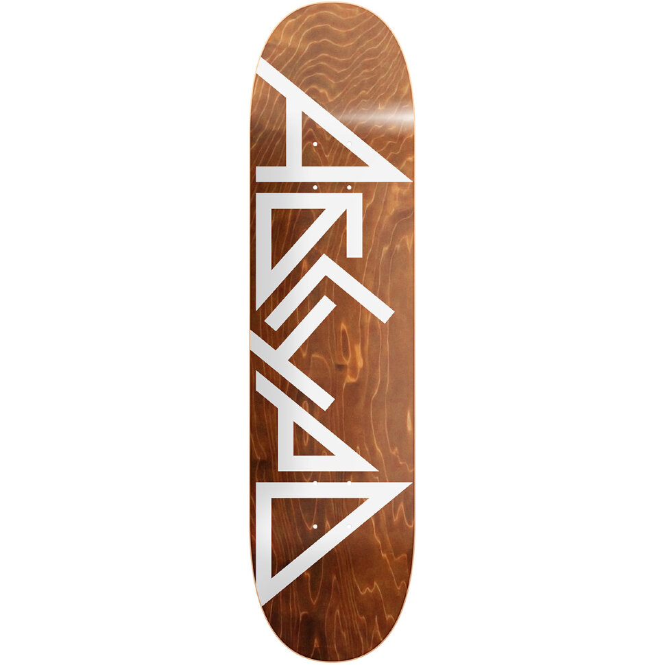 фото Дека для скейтборда абсурд logo brown 8.125 дюймов 2021