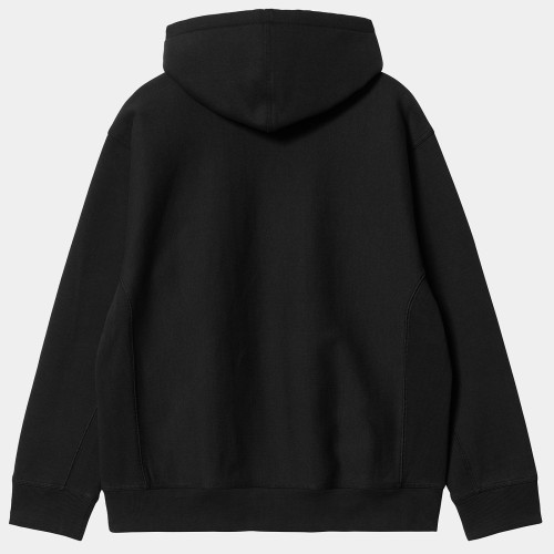 Худи CARHARTT WIP Hooded American Script Sweat SS24 Black, фото 2