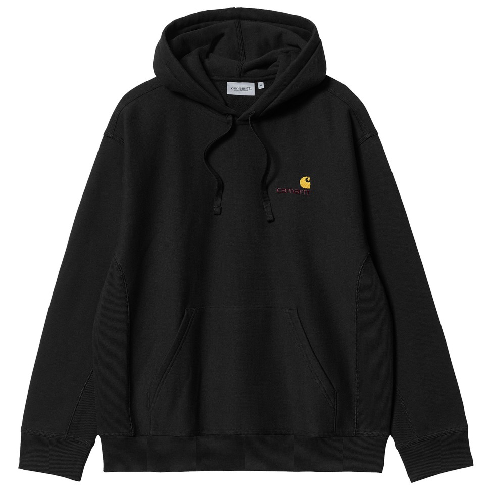 Худи CARHARTT WIP Hooded American Script Sweat SS24 Black