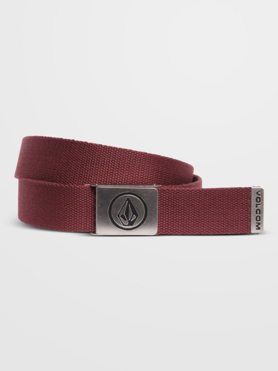 Ремень VOLCOM Circle Web Belt FW25 Merlot, фото 1