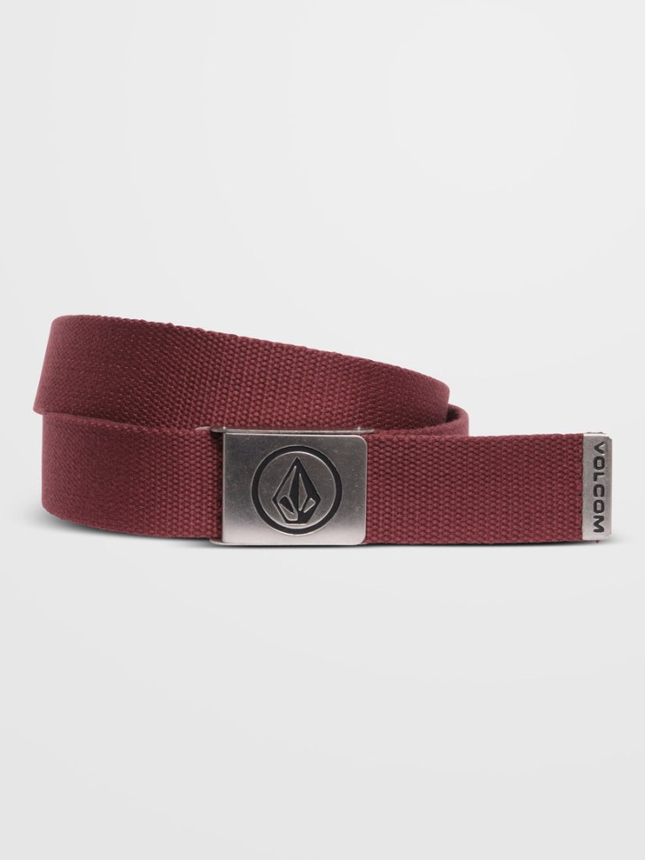 Ремень VOLCOM Circle Web Belt FW25 Merlot