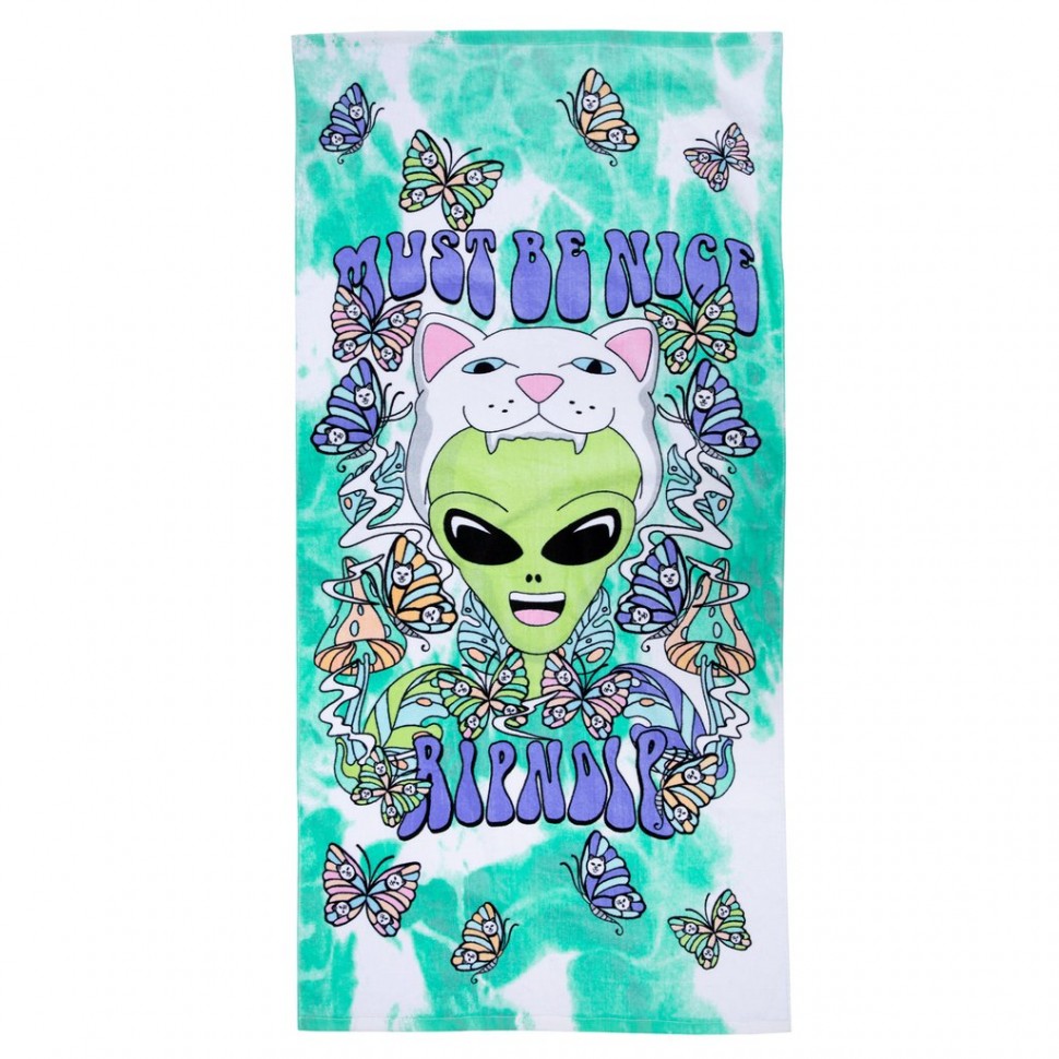фото Полотенце ripndip think factory beach towel 2021
