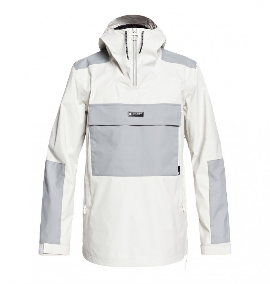 

Куртка-анорак для сноуборда мужская DC SHOES Rampart Jkt  Silver Birch, Rampart Jkt, Серый