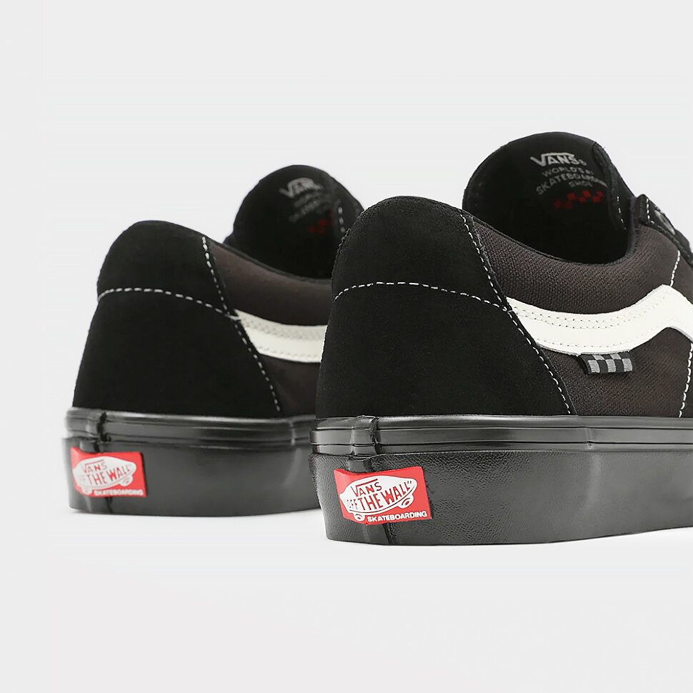 фото Кеды vans skate sk8-low black/marshml 2022