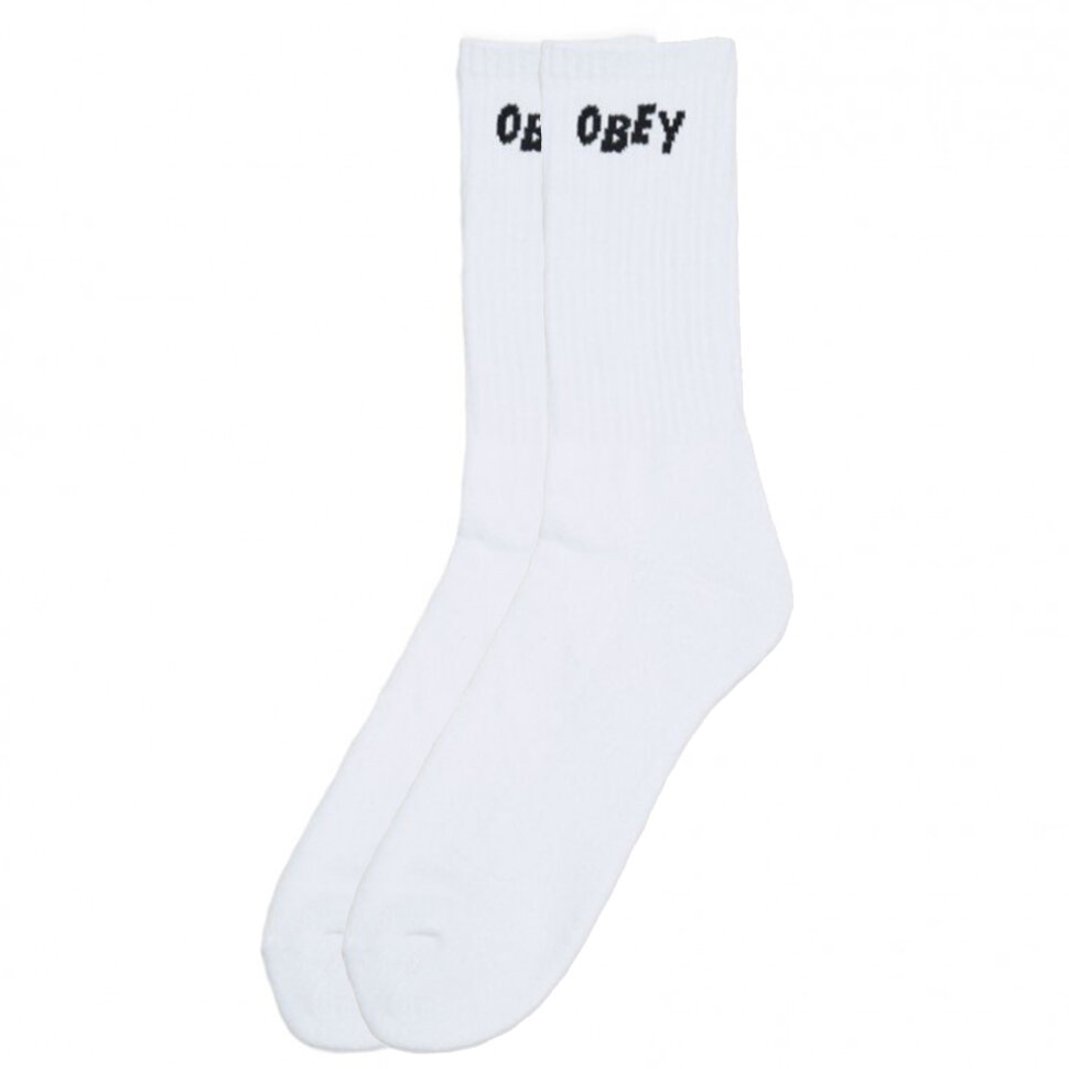 фото Носки obey obey jumbled socks white 2020