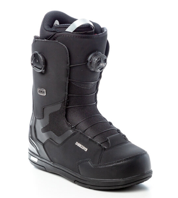 Ботинки для сноуборда мужские DEELUXE Id Dual Boa Tf  Black 2021 9008312422559, размер 8
