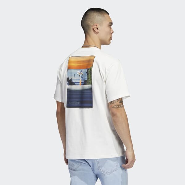 Футболка ADIDAS Omeally Ss Tee  White 2021 фото 3