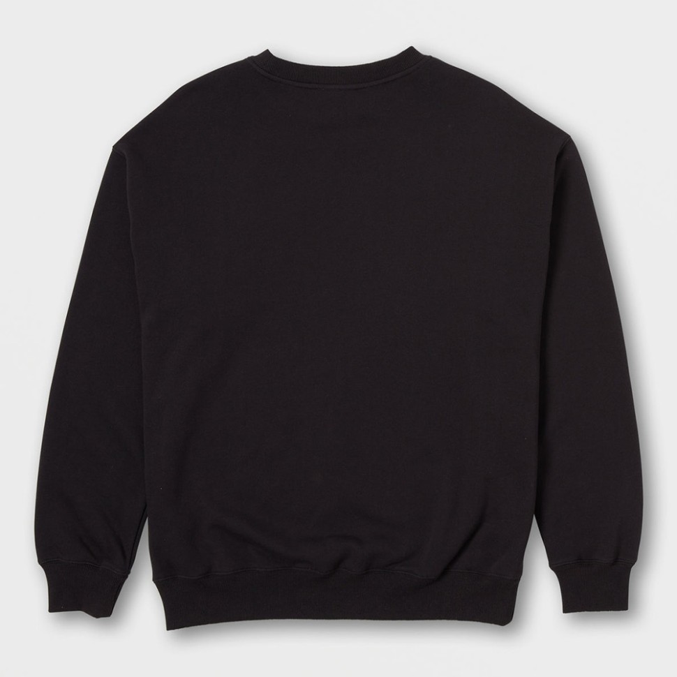 Худи VOLCOM Single Stone Velvet Crew Black фото 2