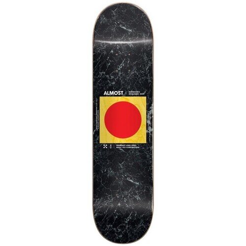 фото Дека для скейтборда almost minimalist r7 black 8.25 2021