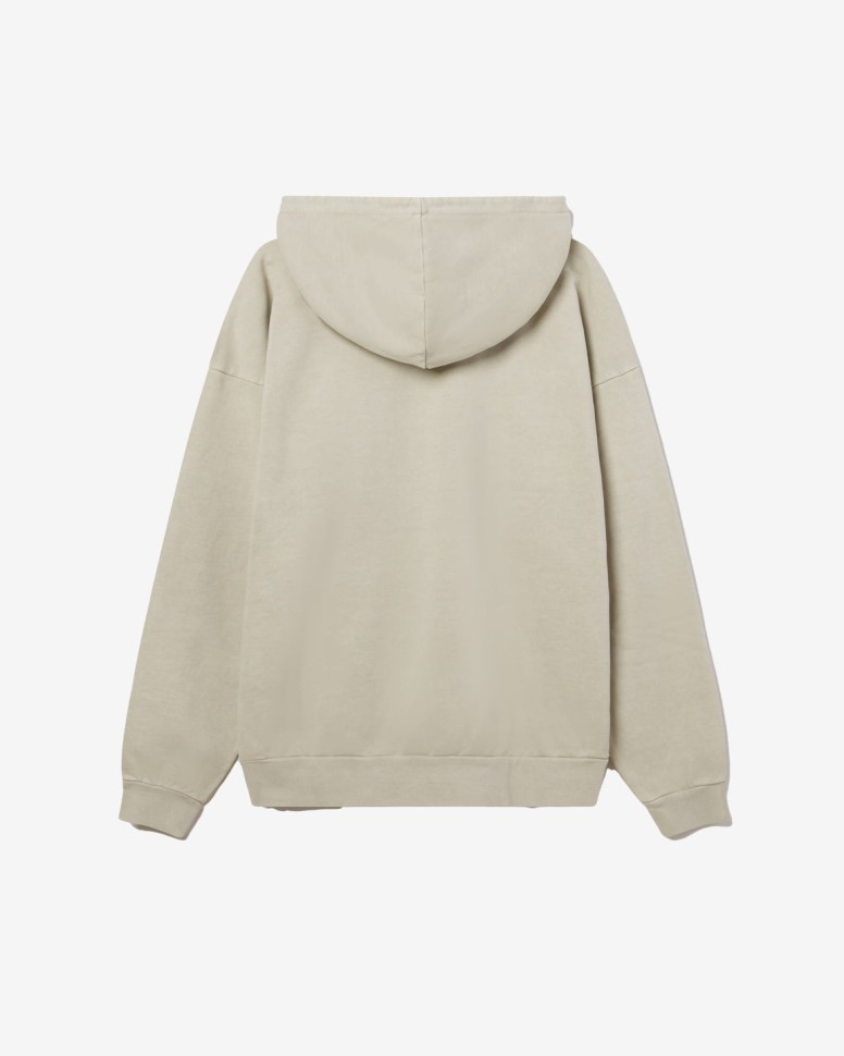 Худи OBEY Lowercase Pigment Hood SS24 Pigment Abbey Stone фото 2