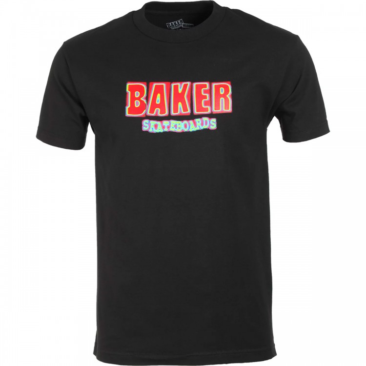 Футболка BAKER Brand Logo Infared Blk Tee Black, фото 1