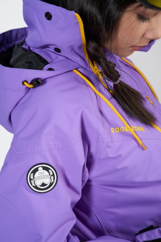 Комбинезон для сноуборда женский COOL ZONE Kite Фиолетовый, фото 4