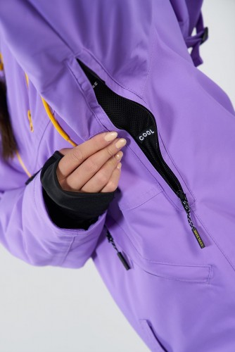 Комбинезон для сноуборда женский COOL ZONE Kite Фиолетовый, фото 5
