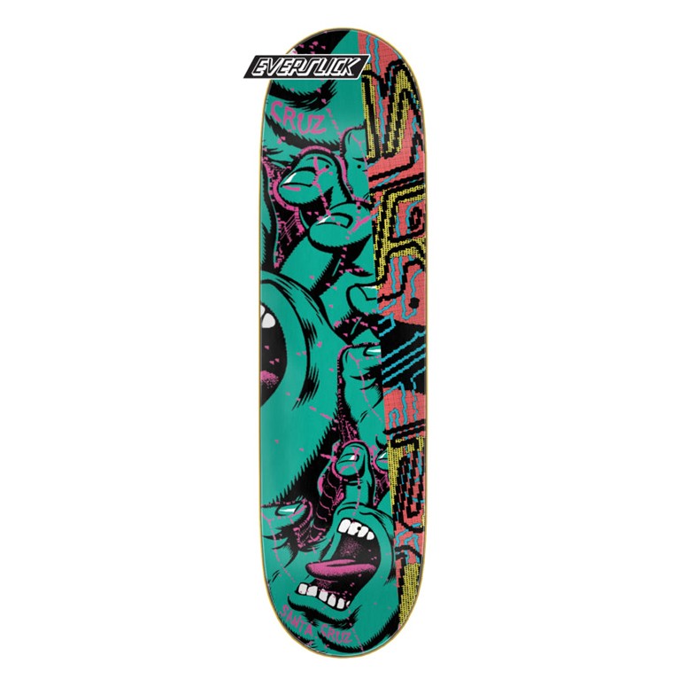 Дека для скейтборда SANTA CRUZ No Pattern Hand Everslick Standard Silver 8.5 дюйм 2022