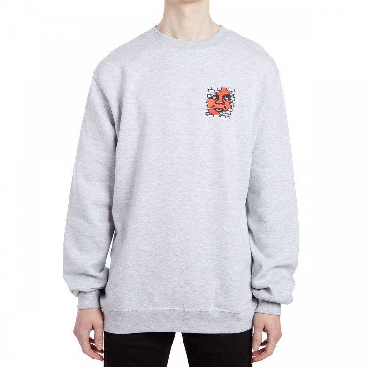 Свитшот OBEY Big Boy Pants Basic Crew Neck Ash, фото 1