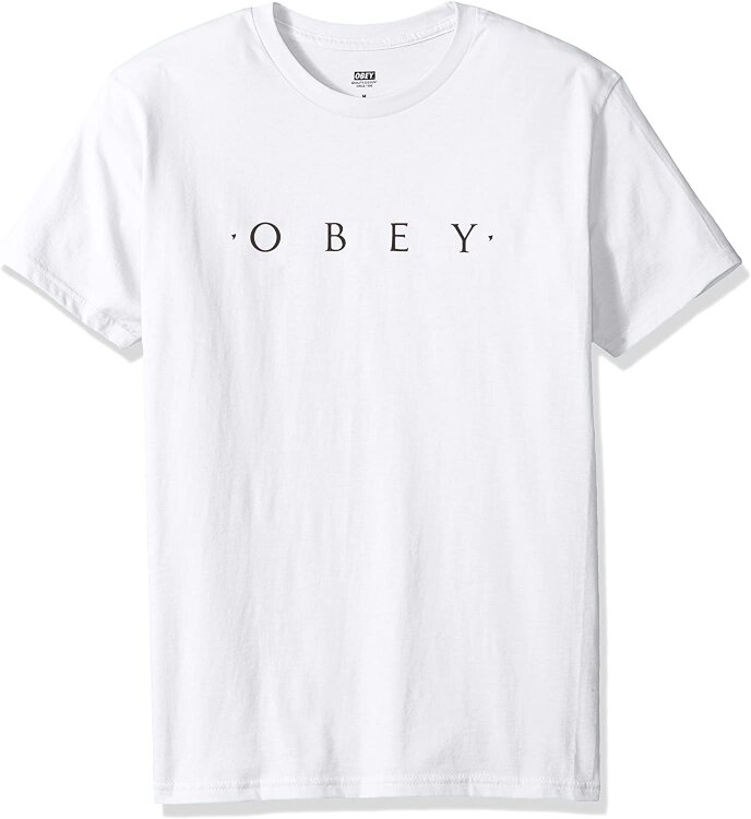 Футболка с принтом OBEY Novel Obey White 2020, фото 1