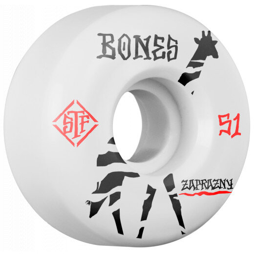 Колеса для скейтборда BONES Zaprazny Giraffe V2 Assorted 51мм