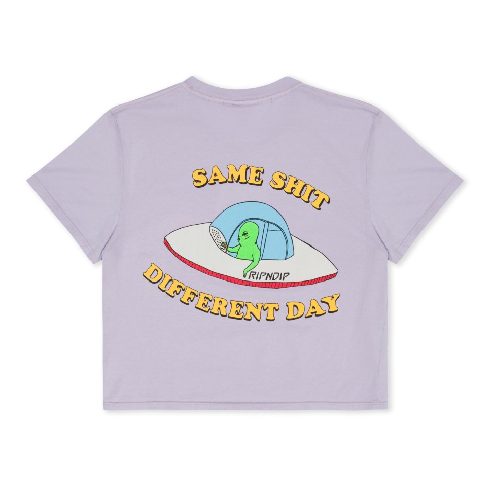 Футболка RIPNDIP Same Shit Different Day Baby Tee Multi фото 2