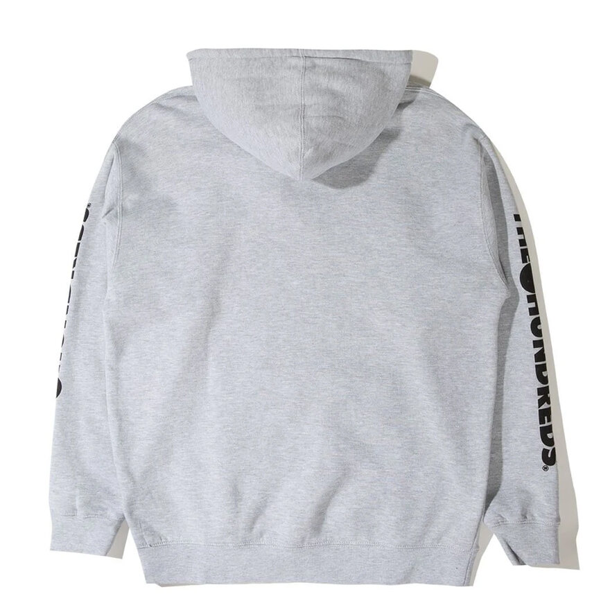 фото Толстовка с капюшоном the hundreds forever solid bomb crest pullover athletic heather 2022