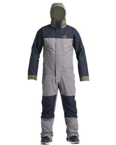 Комбинезон для сноуборда мужской AIRBLASTER Insulated Freedom Suit Pewter Olive 2020, фото 1