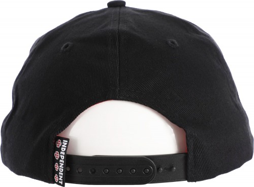 Кепка Independent x Thrasher Pentagram Cross Adjustable Snapback Hat Black, фото 2