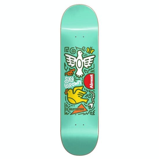 Дека для скейтборда ALMOST Skateistan Sky Doodle R7 Mint 7.75 2021