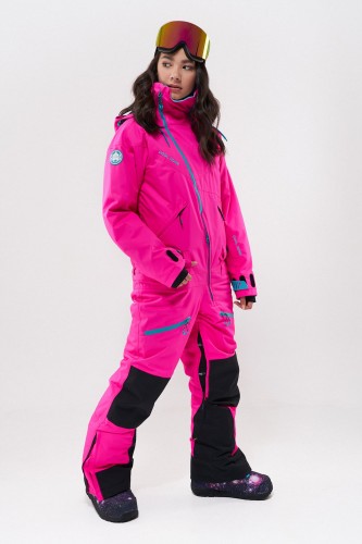 Комбинезон для сноуборда женский COOL ZONE Kite Цикламеновый, фото 2