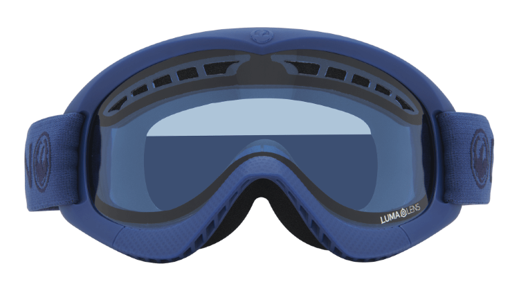 Маска горнолыжная DRAGON Dxs Base Light Navy/Ll Blue 2021, фото 4