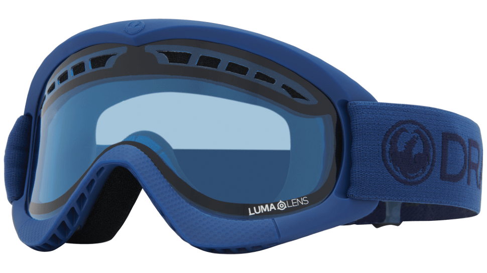 Маска горнолыжная DRAGON Dxs Base Light Navy/Ll Blue 2021