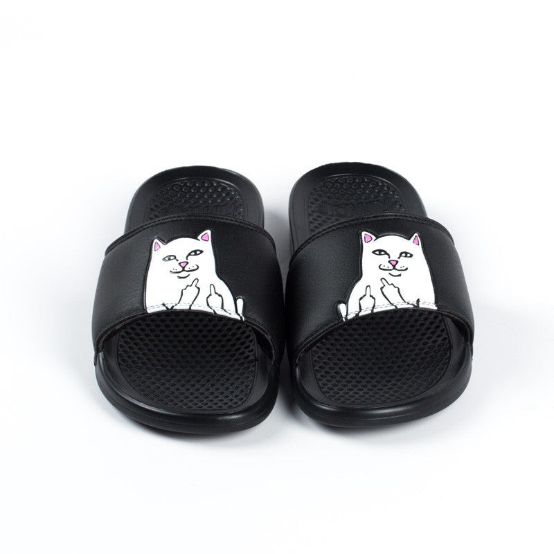 Тапочки RIPNDIP Lord Nermal Slides Black фото 2