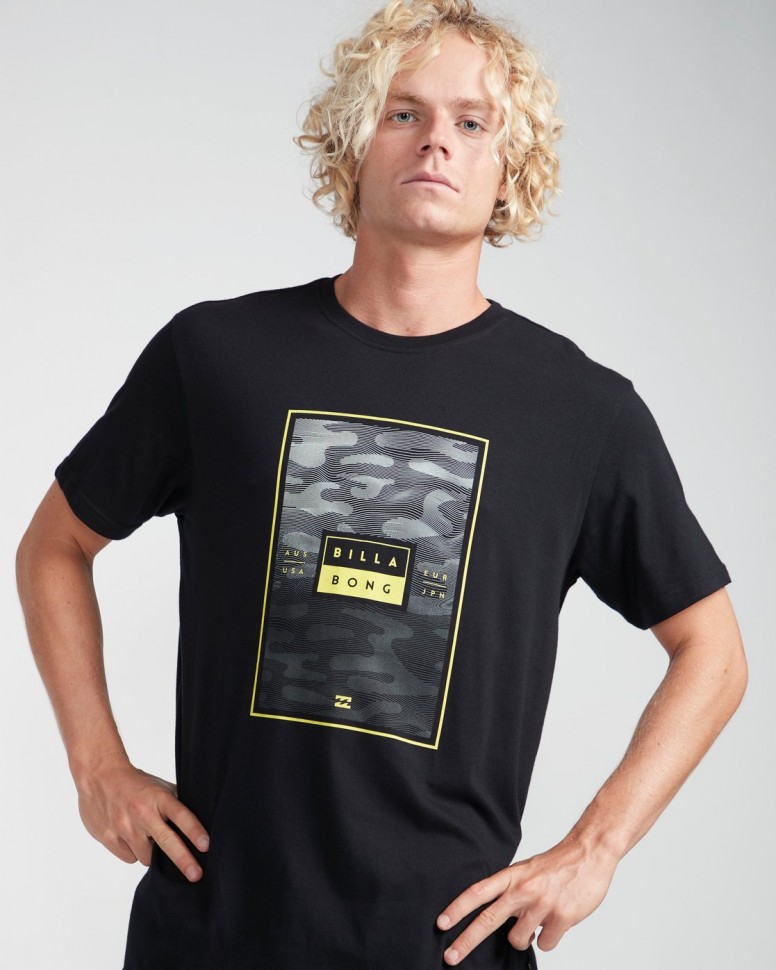 

Футболка мужская BILLABONG Tucked Tee Ss Black, Черный, Tucked Tee Ss