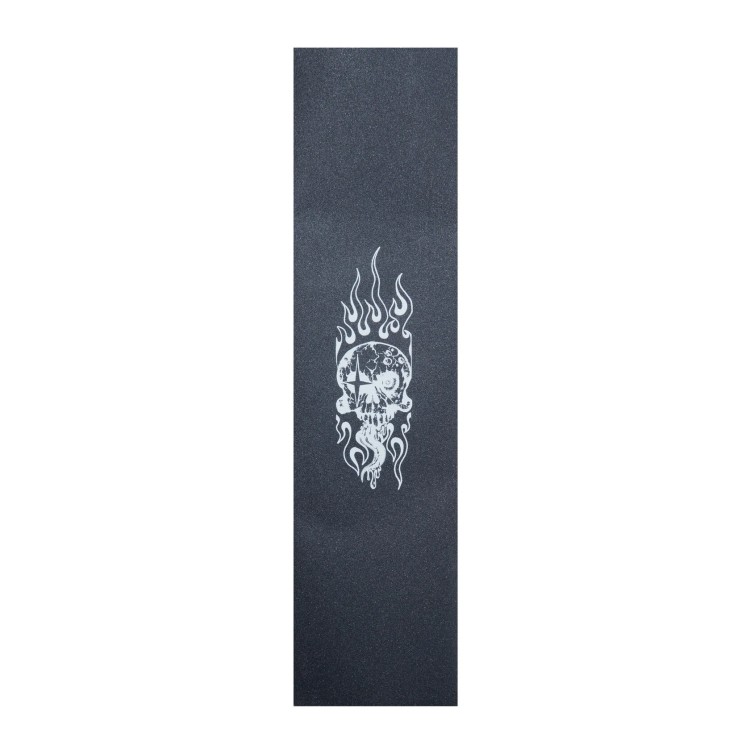 Шкурка Для Скейтборда КОАЛИЦИЯ Skull In Flames FW25 9X33, фото 1