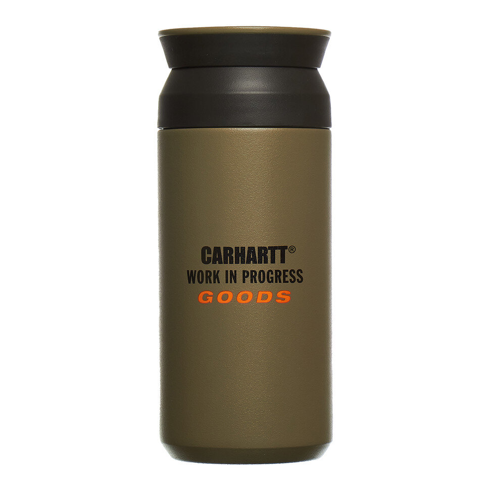 Термокружка CARHARTT WIP Goods Kinto Travel Tumbler Thyme 2022 4064958083269 - фото 1