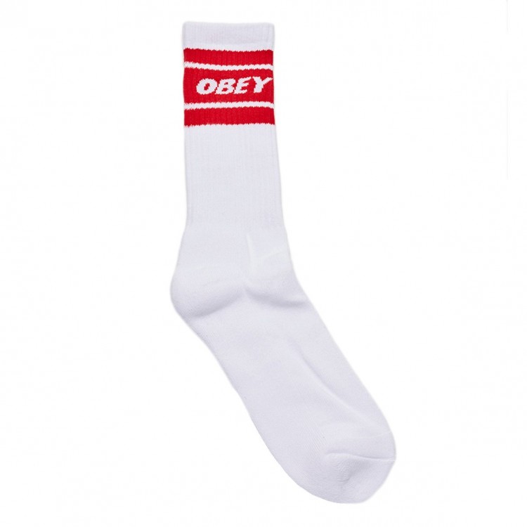 Носки OBEY Cooper 2 Socks White / Rio Red 2020, фото 1