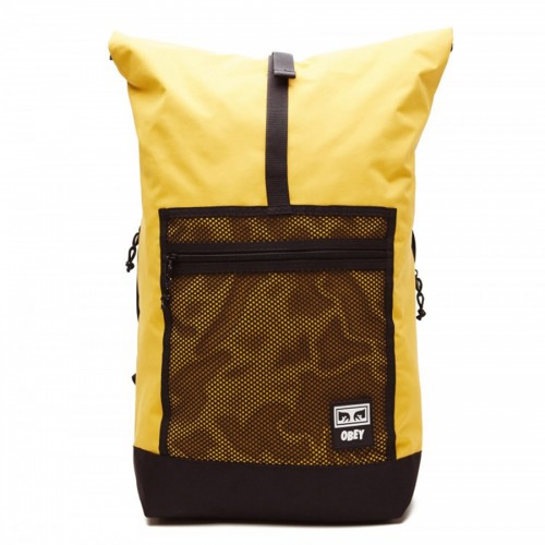 Рюкзак OBEY Conditions Rolltop Bag Energy Yellow 34L, фото 1