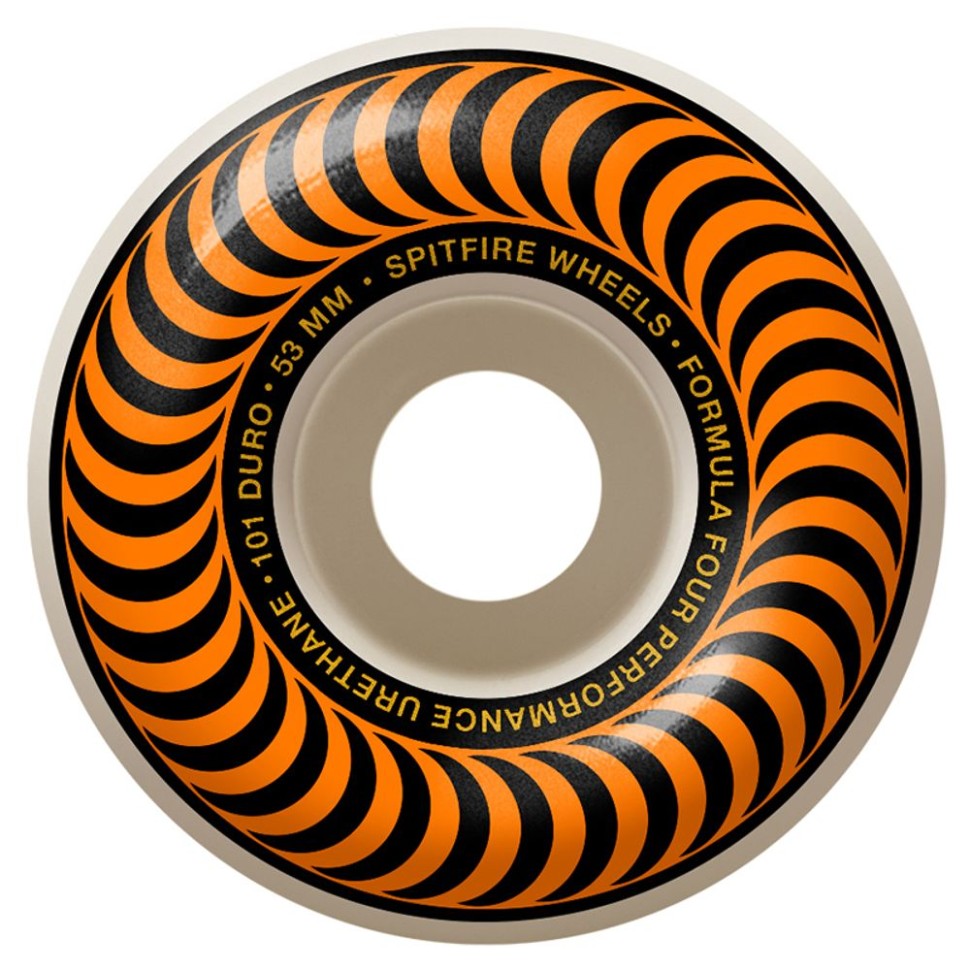 Колеса для скейтборда SPITFIRE F4 Classic Orange 53MM 101A 2023 888560166097