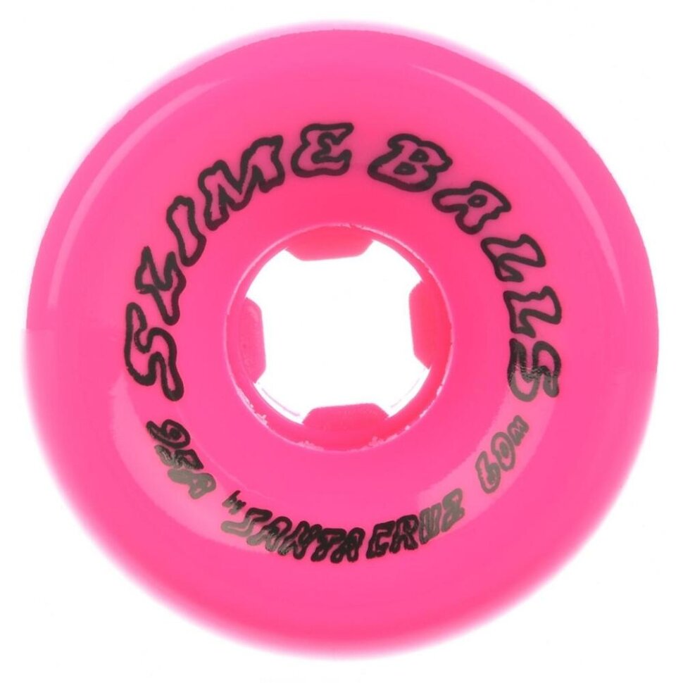 фото Колеса для скейтборда santa cruz scudwads neon pink 60mm 95a 2021