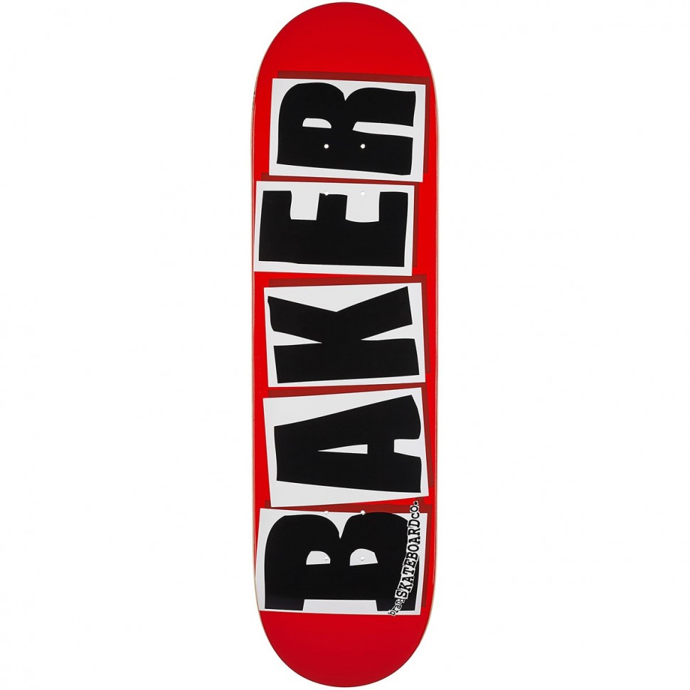 

Дека для скейтборда BAKER Brand Logo Deck 8.387", Черный;белый